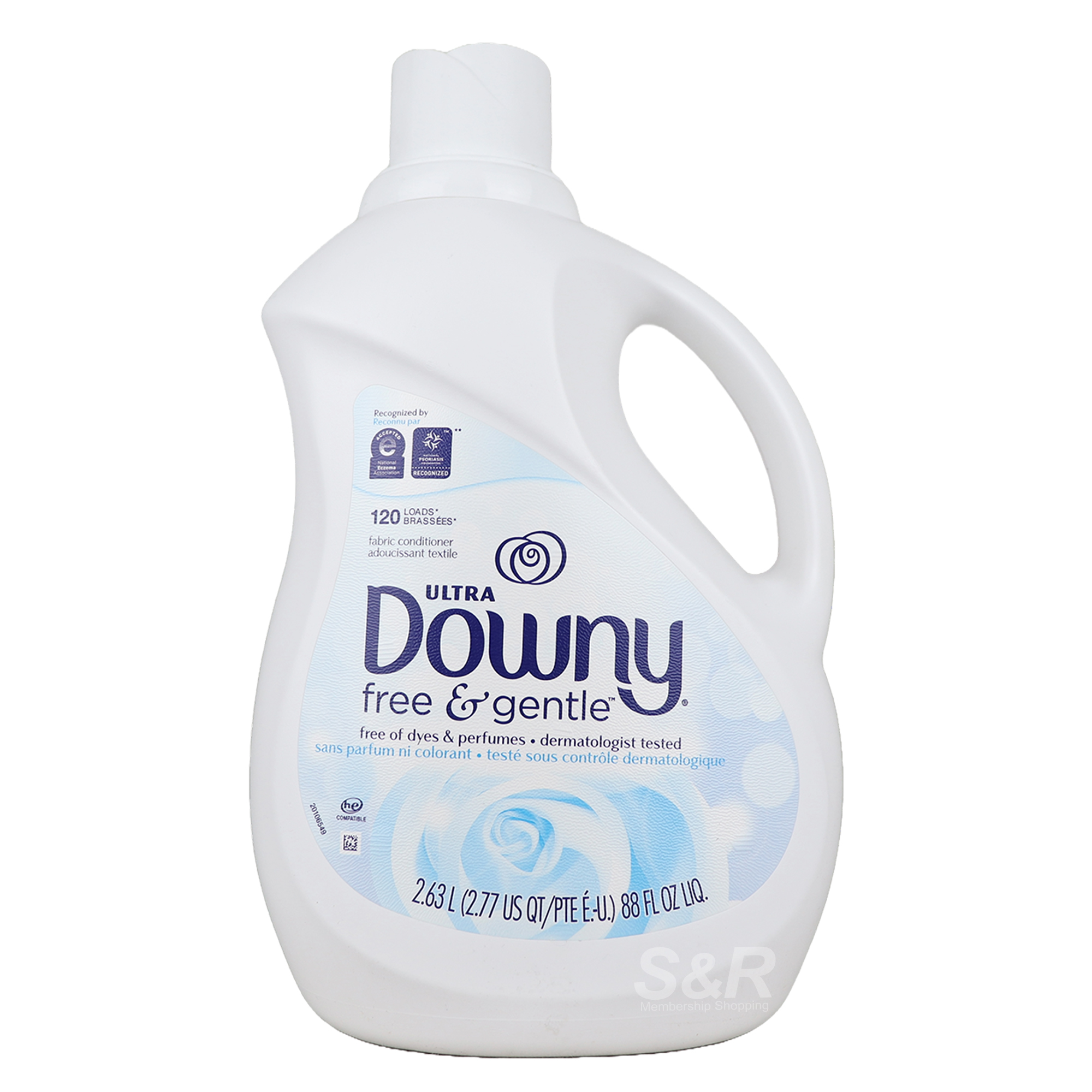 Downy Ultra Fabric Softener Free and Gentle 2.63L